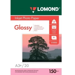 Фотобумага Lomond A3+ 150 г/м2 глянцевая 20 листов 0102026