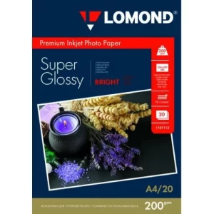 Фотобумага Lomond А4 200 г/м суперглянец 20 листов