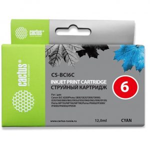 Картридж Canon BCI-6C S800 S820 S900 S9000 i550 i560 i860 i865