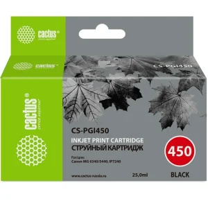 ΠΠ°ΡΡΡΠΈΠ΄ΠΆ Π΄Π»Ρ Canon PGI-450 Cactus ΡΠ΅ΡΠ½ΡΠΉ