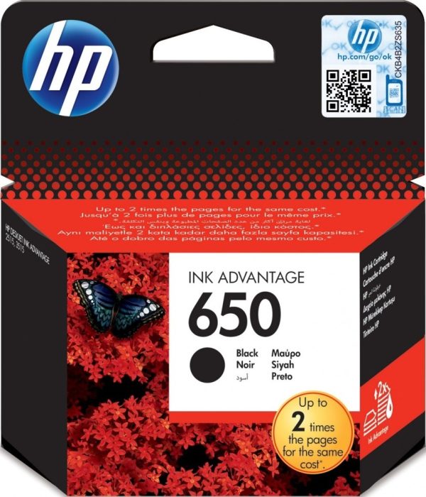Картридж для принтера HP 650 CZ101AE черный