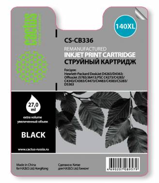 Совместимый картридж HP 140XL CB336 черный