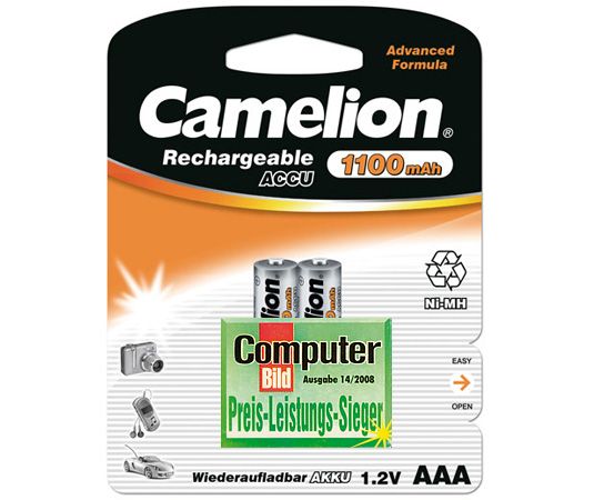 Аккумулятор Camelion AAA 1100mAh