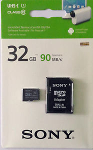 Карта памяти microSD HC 32Gb Sony class10 UHS-I