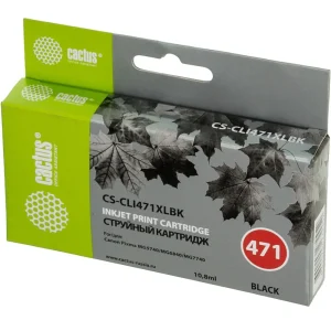 Картридж Canon CLI-471XLBK Pixma MG7740 TS5040 TS6040
