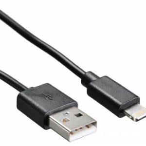 Кабель USB AM Lightning Buro 0.8м черный