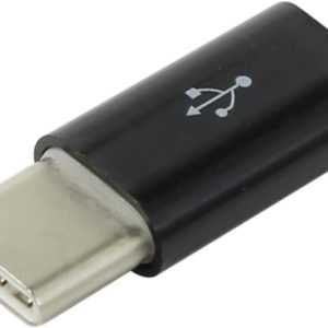 Переходник Type-С micro USB 2.0 KS-294 черный