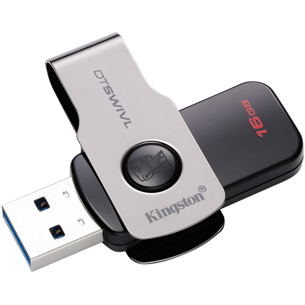 USB накопитель 16 Гб Kingston DTSwivl USB3.0