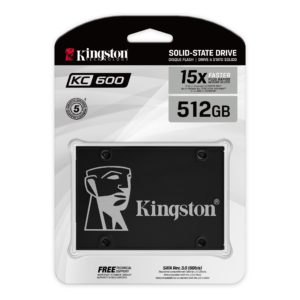 SSD диск 512 Гб Kingston KC600 2.5" SATA 550/520