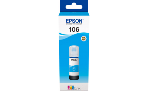 Чернила Epson 106 голубые в принтер L7160 L7180