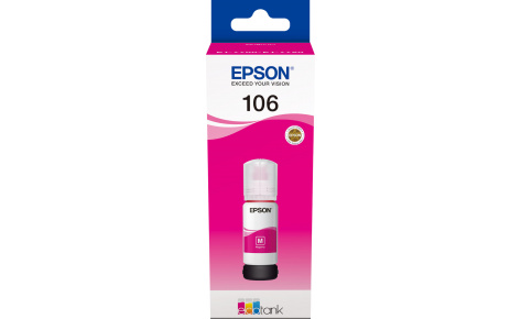Чернила Epson 106 magenta в принтер L7160 L7180