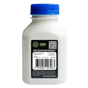 Тонер универсальный Cactus для принтера HP Canon 120 гр