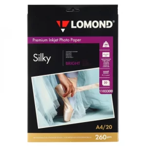 Фотобумага Lomond A4 260 г/м2 сатин Silky 20 листов