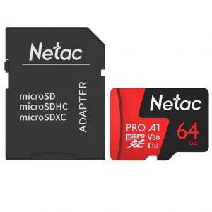 Карта памяти microSDXC 64Gb Class 10 Netac Extreme Pro