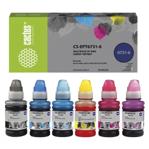 ΠΠΎΠΌΠΏΠ»Π΅ΠΊΡ ΡΠ΅ΡΠ½ΠΈΠ» Epson L800 L805 L810 L850 L1800 Cactus 100ΠΌΠ»