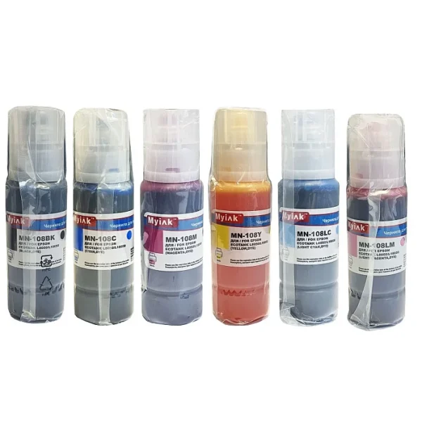 Чернила EPSON EcoTank 108 / 057 для L8050, L18050 100мл